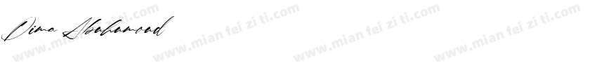 Dima Abuhumoud字体转换